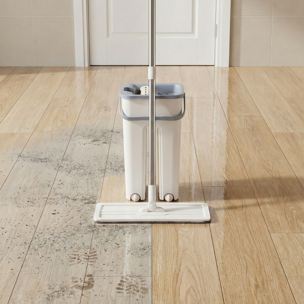 Mopa con cubo escurridor