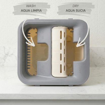 Mopa con cubo escurridor