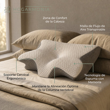 Almohada cervical ergonómica